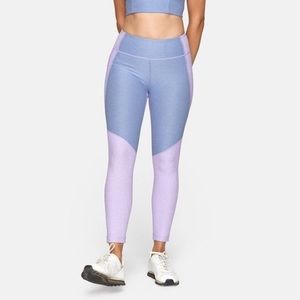 Outdoor Voice two tone legging lavender/lilac Med